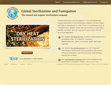 Tablet Screenshot of globalsterilization.com